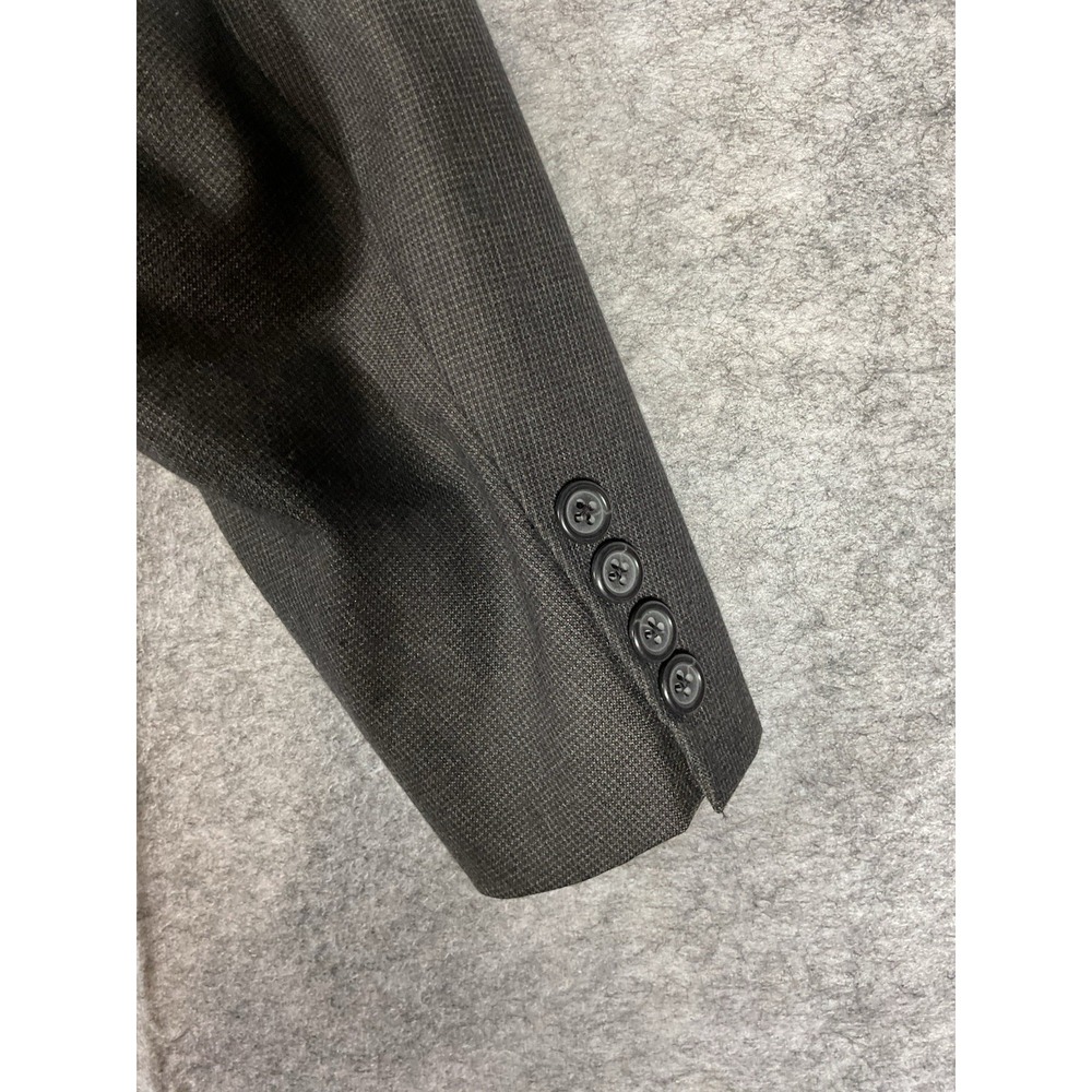 Brooks Brothers Blazer Mens 42R 100% Wool Jacket Made In USA Gray - Picture 7 of 8